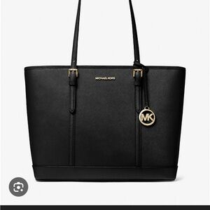 Michael Kors Black Leather Tote